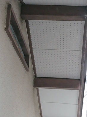 軒天張り替え完了