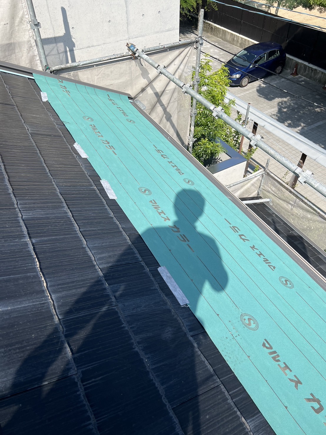 ガルバリウム鋼板工事